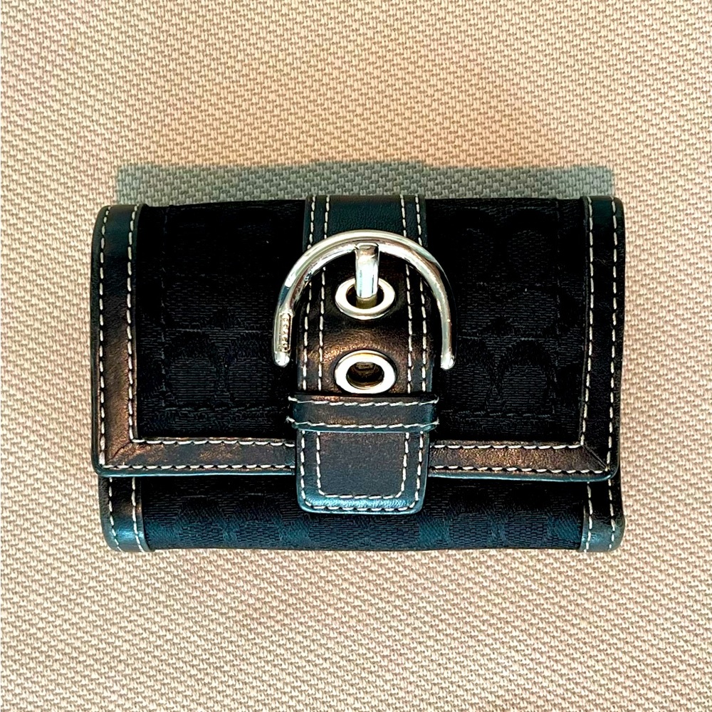 Coach Signature/Leather Wallet